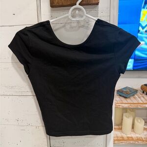Edikted Black Crop Top
